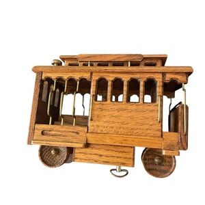 Vintage Cable Car Music Box I left my heart in San Francisco